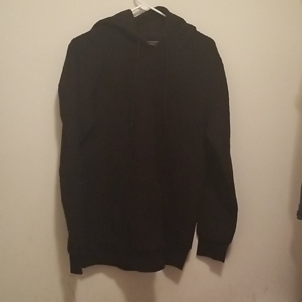 Black fuzzy hoody